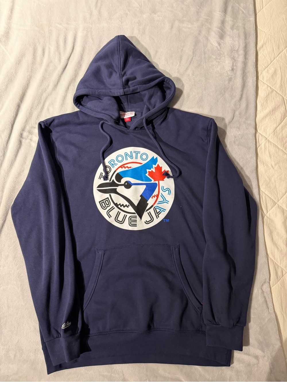 Navy Hoodie with Toronto Blue Jays Chest Logo